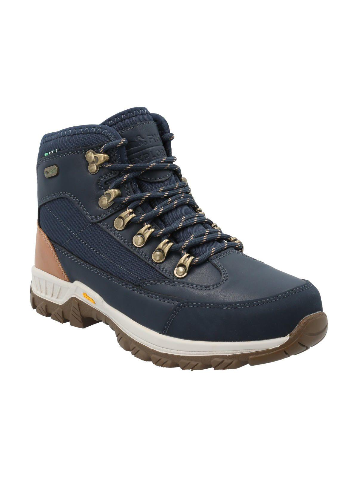 Botín Vibram Mujer Scafell Azul-1