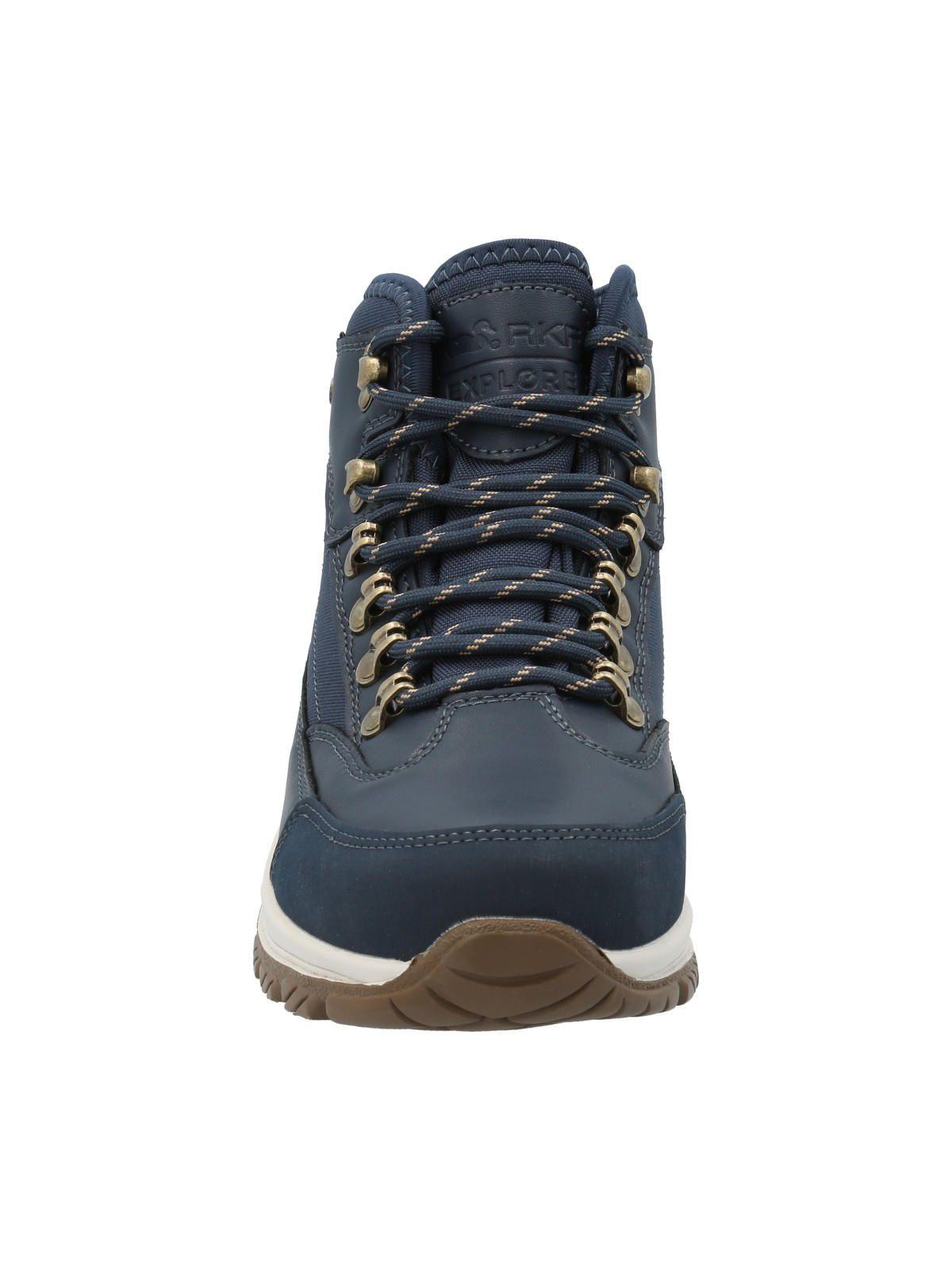 Botín Vibram Mujer Scafell Azul-3