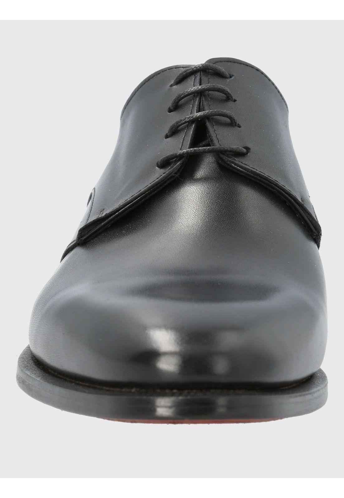 Zapato Cuero Negro Hombre Messia -3