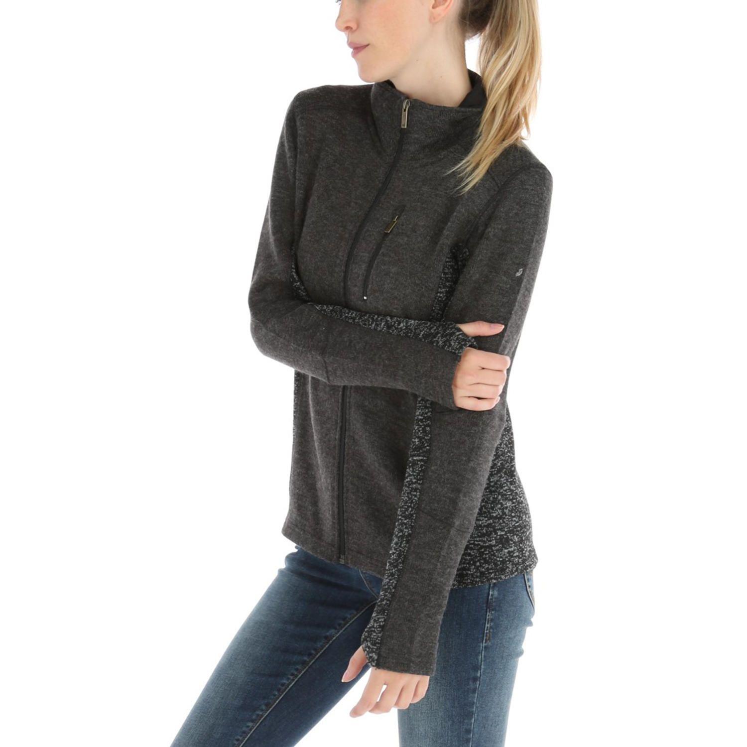 Poleron Poliéster Cipress Grafito Mujer Rockford-1