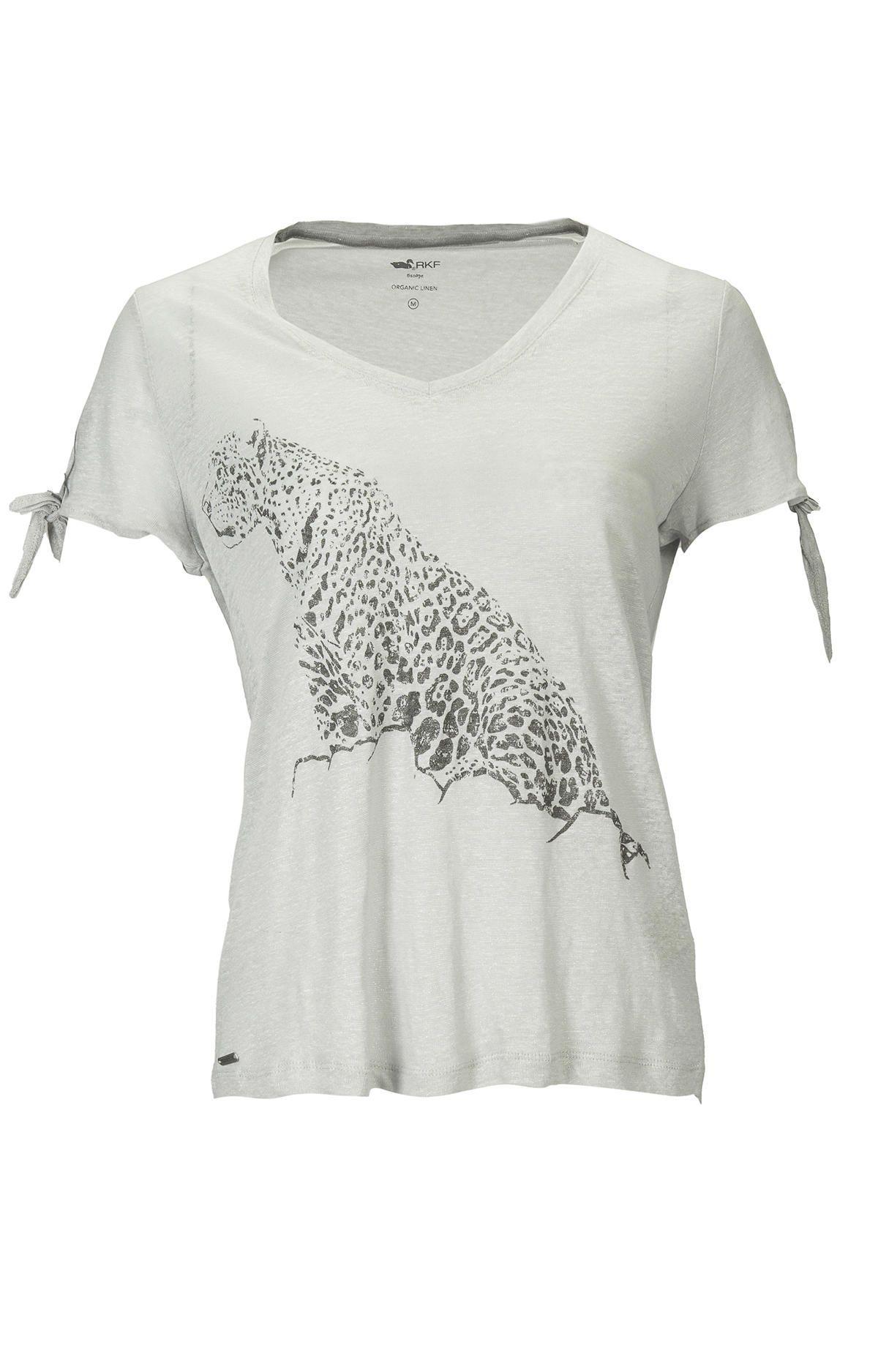 Polera Lino Orgánico Mujer Organic Gris-0