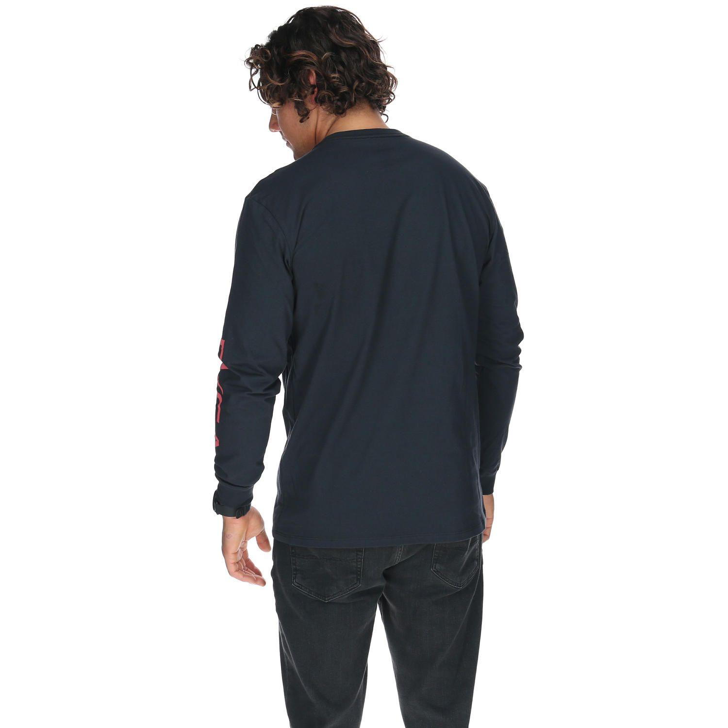 Polera M/C Hombre Big Rvca Ls Negro-2