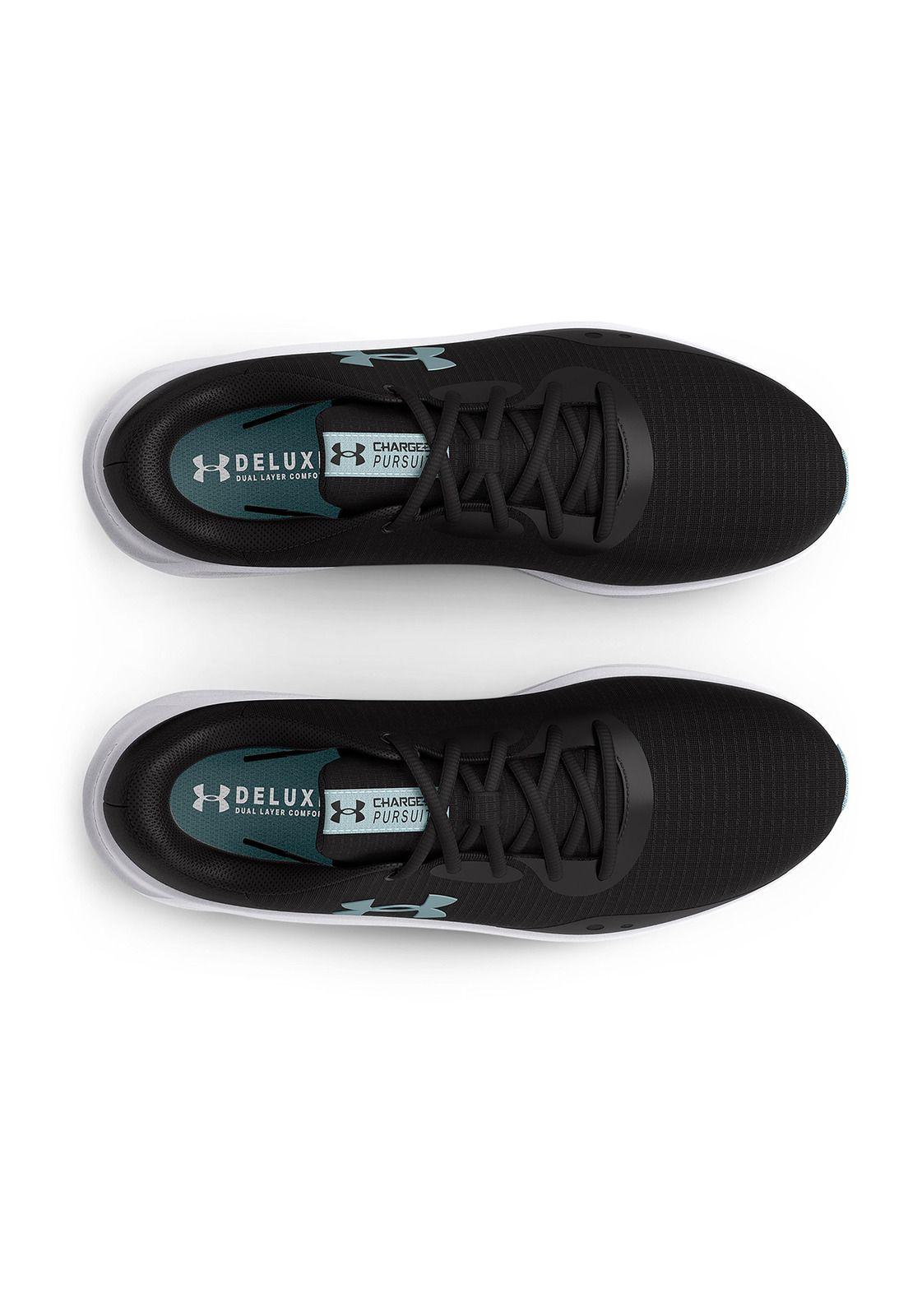 Zapatilla Running UA Charged Pursuit 3 Tech Mujer Negro-4