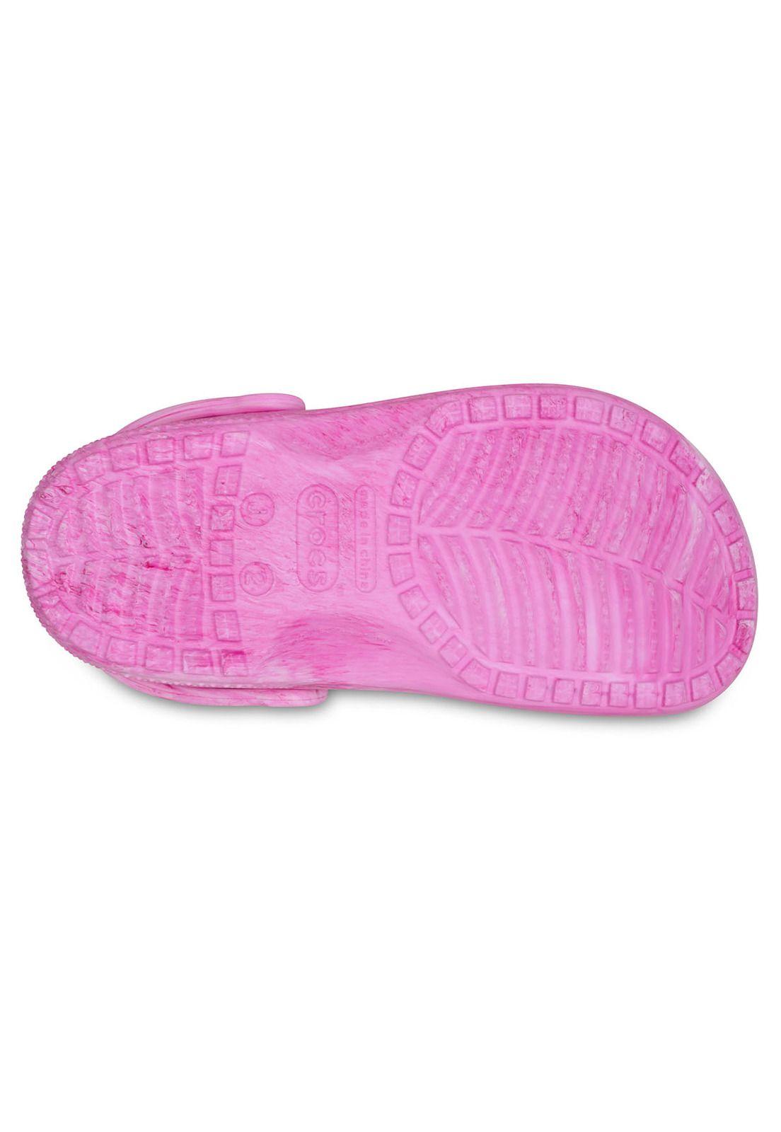 Zueco Crocs Niña Classic Clog K Rosado Tie Dye-5