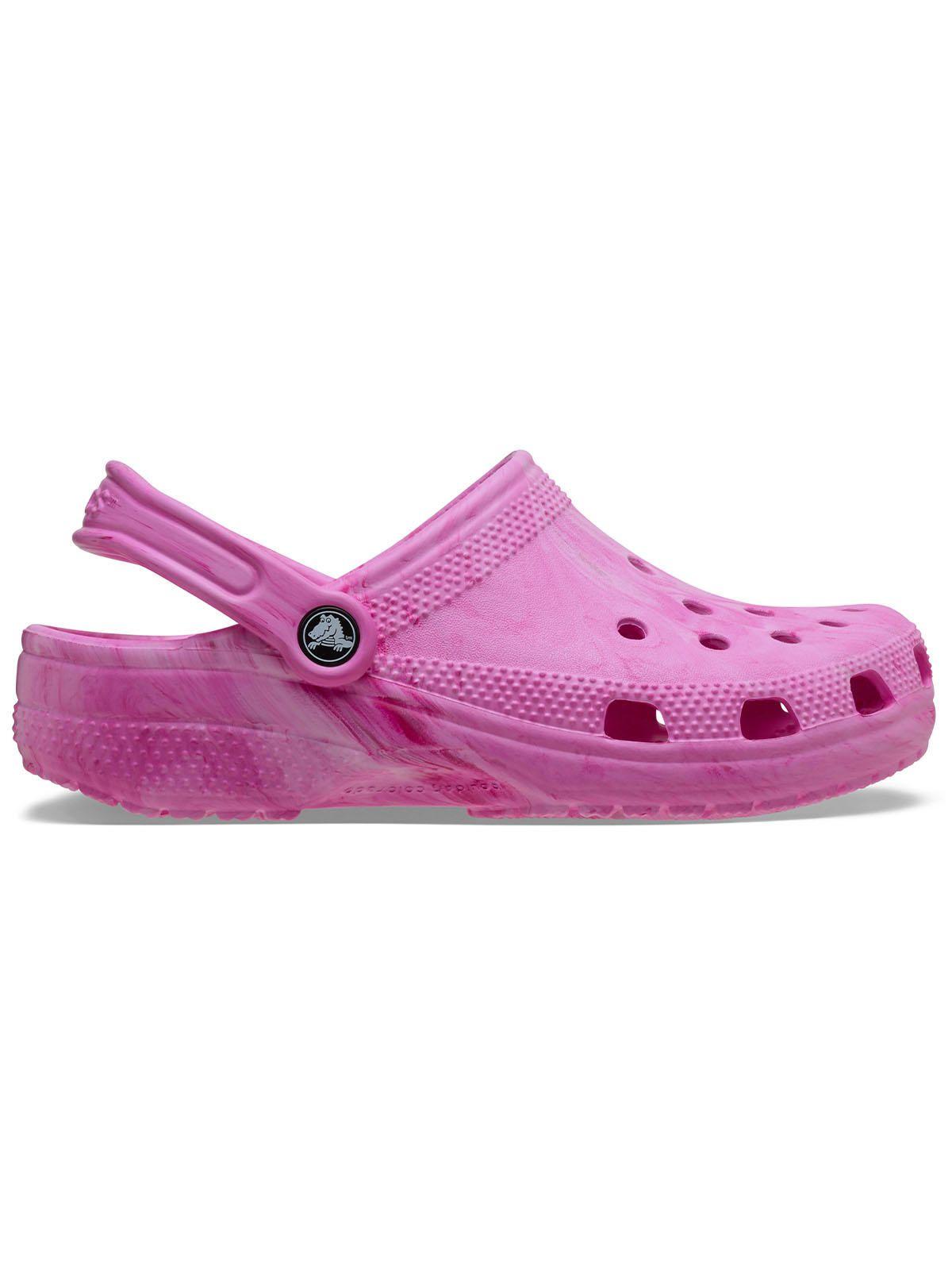 Zueco Crocs Niña Classic Clog K Rosado Tie Dye-0