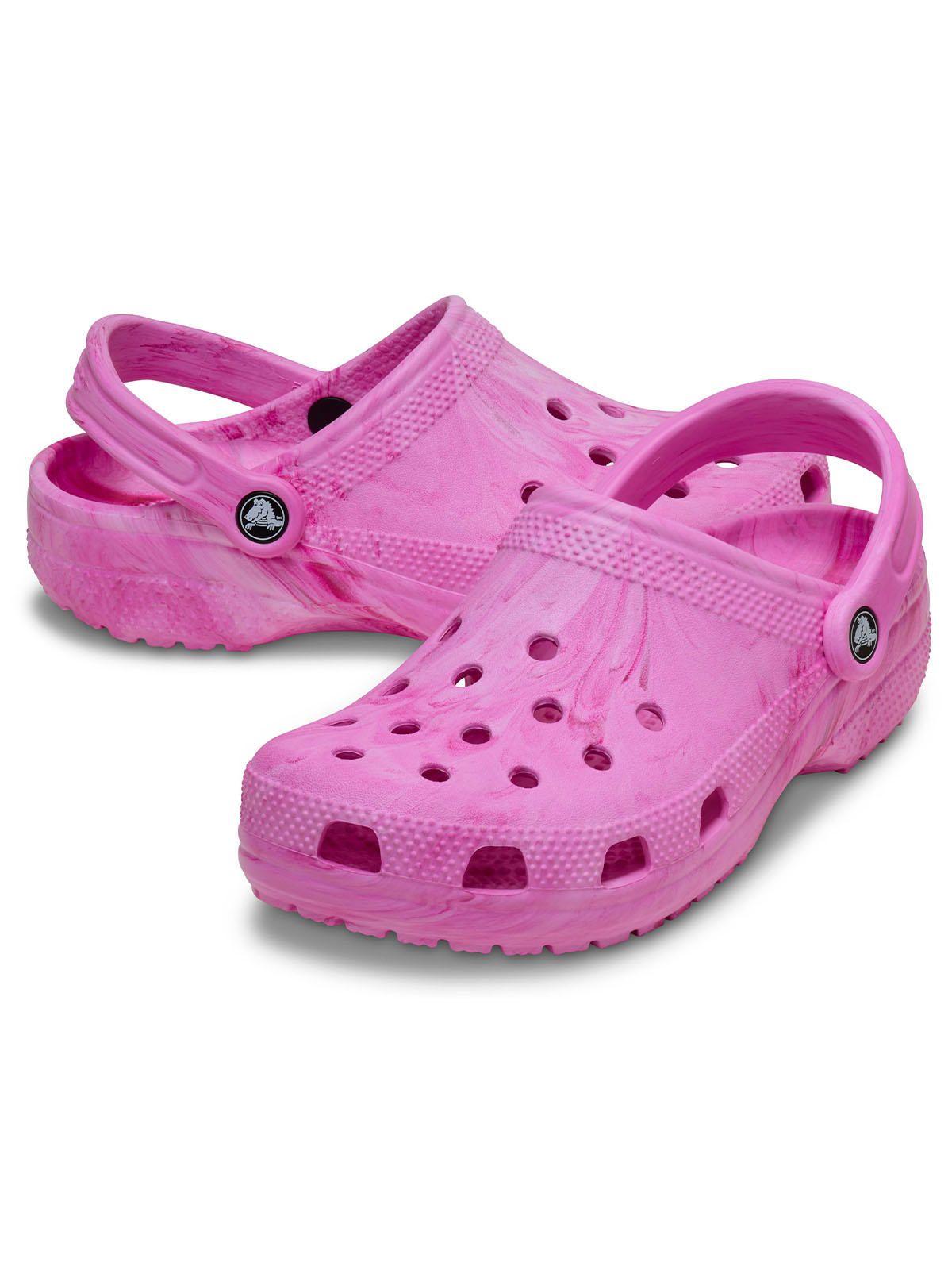 Zueco Crocs Niña Classic Clog K Rosado Tie Dye-3