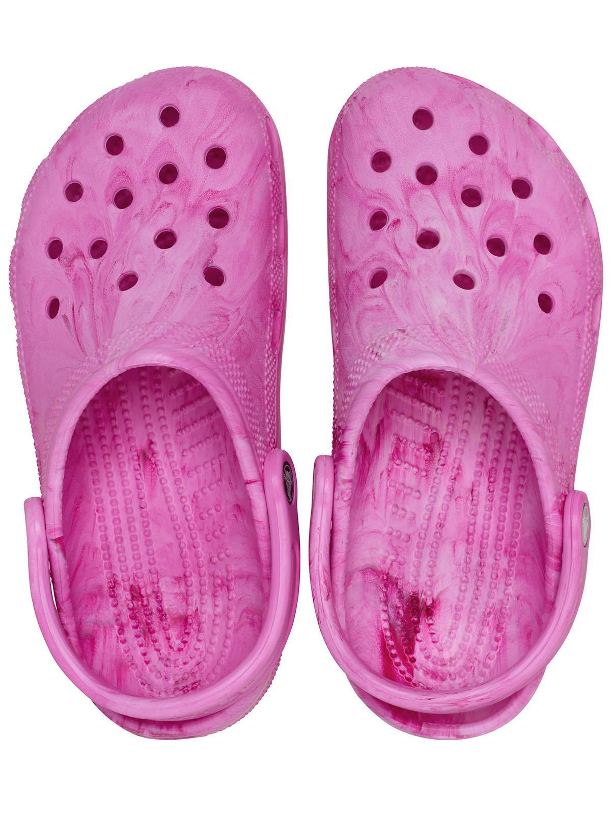 Zueco Crocs Niña Classic Clog K Rosado Tie Dye-4
