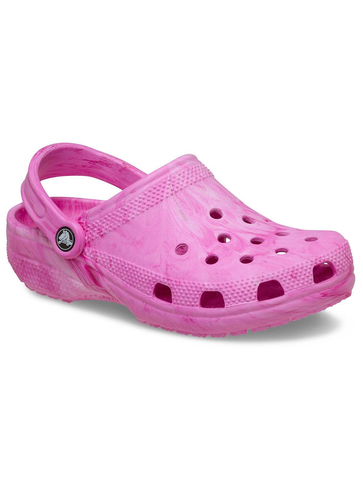Zueco Crocs Niña Classic Clog K Rosado Tie Dye-6