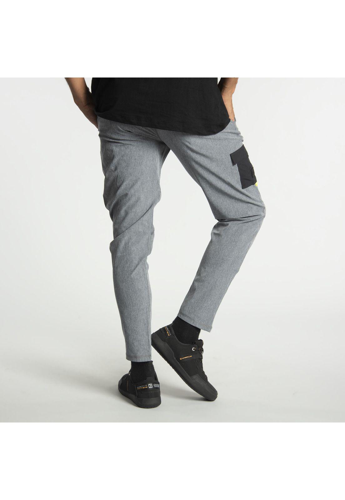 Pantalón Hombre Connect Tech Jogger Gris Claro-1