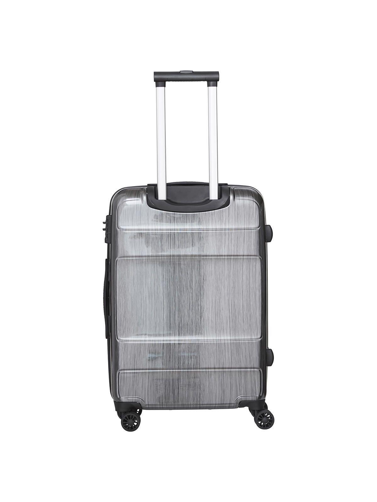 Maleta de viaje Cabina 4 RuedasD 2.0 Small Plateado-1