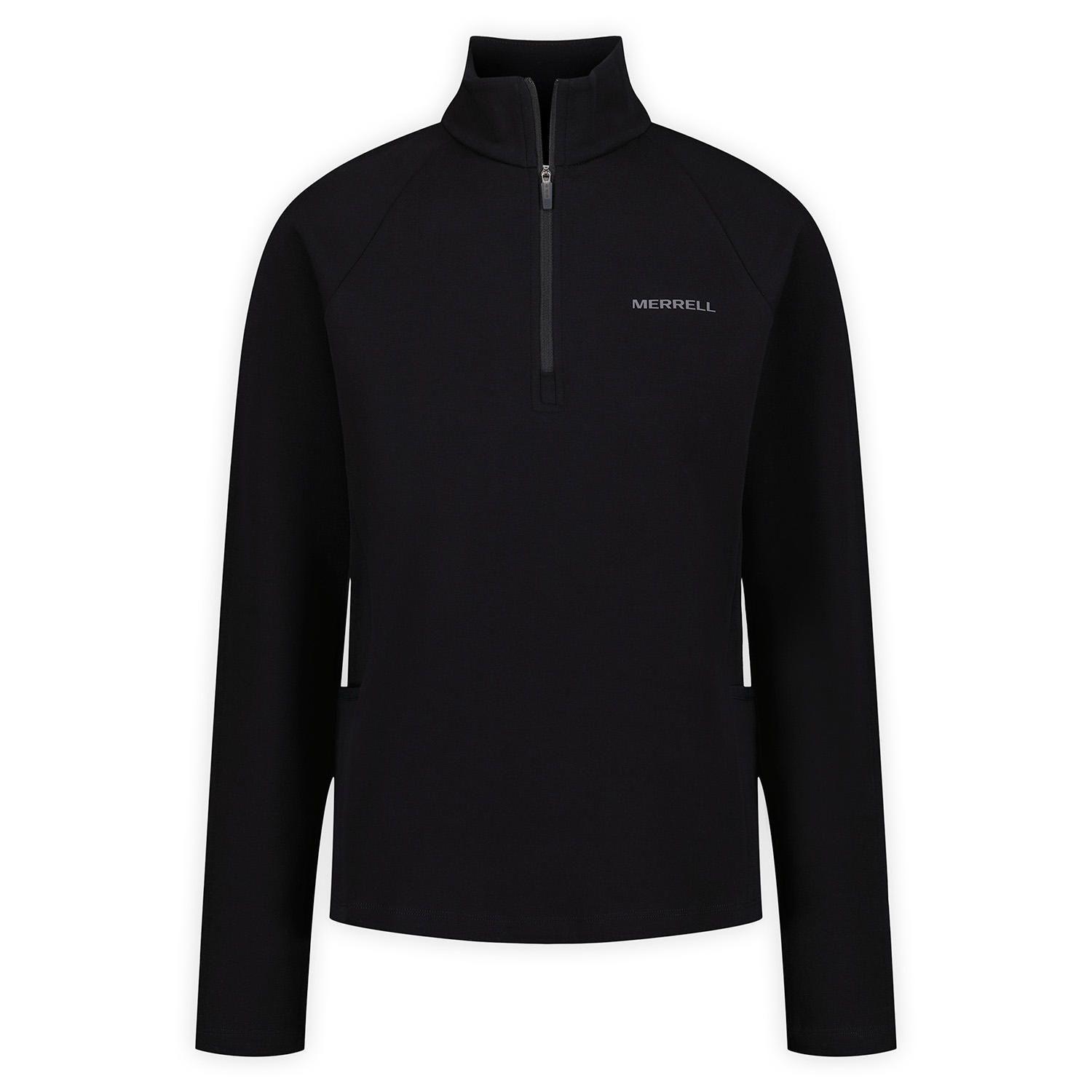 Polar Mujer Riley Quarter Mid Zip Layer Negro-6