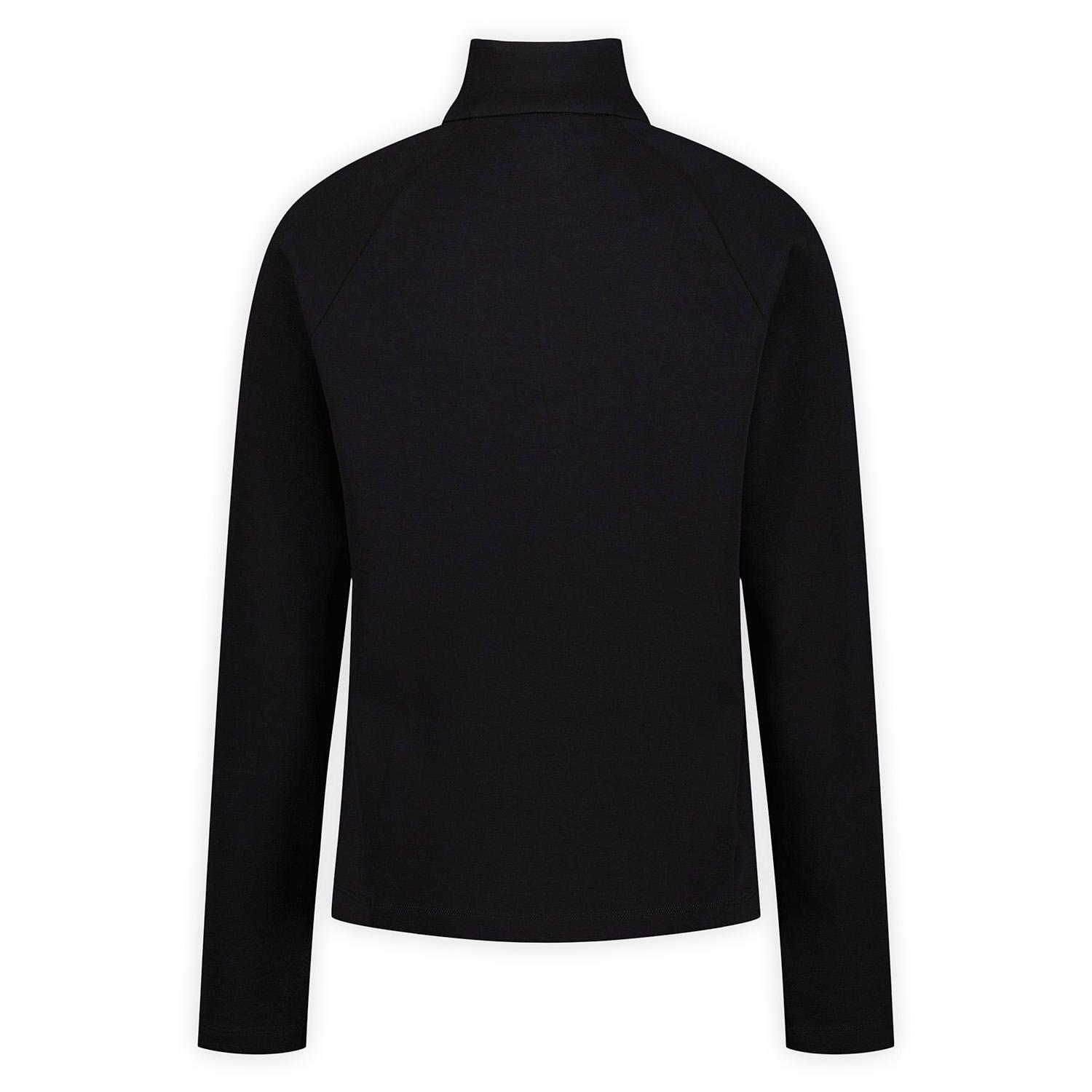 Polar Mujer Riley Quarter Mid Zip Layer Negro-7