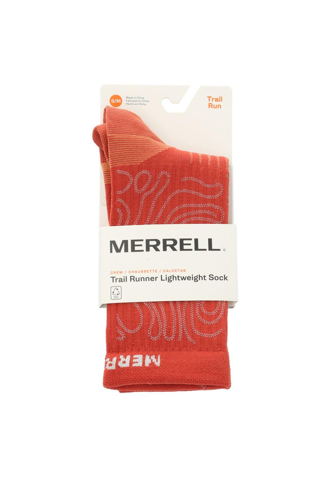 Calcetín Unisex Reflective Trail Runner Rojo-1