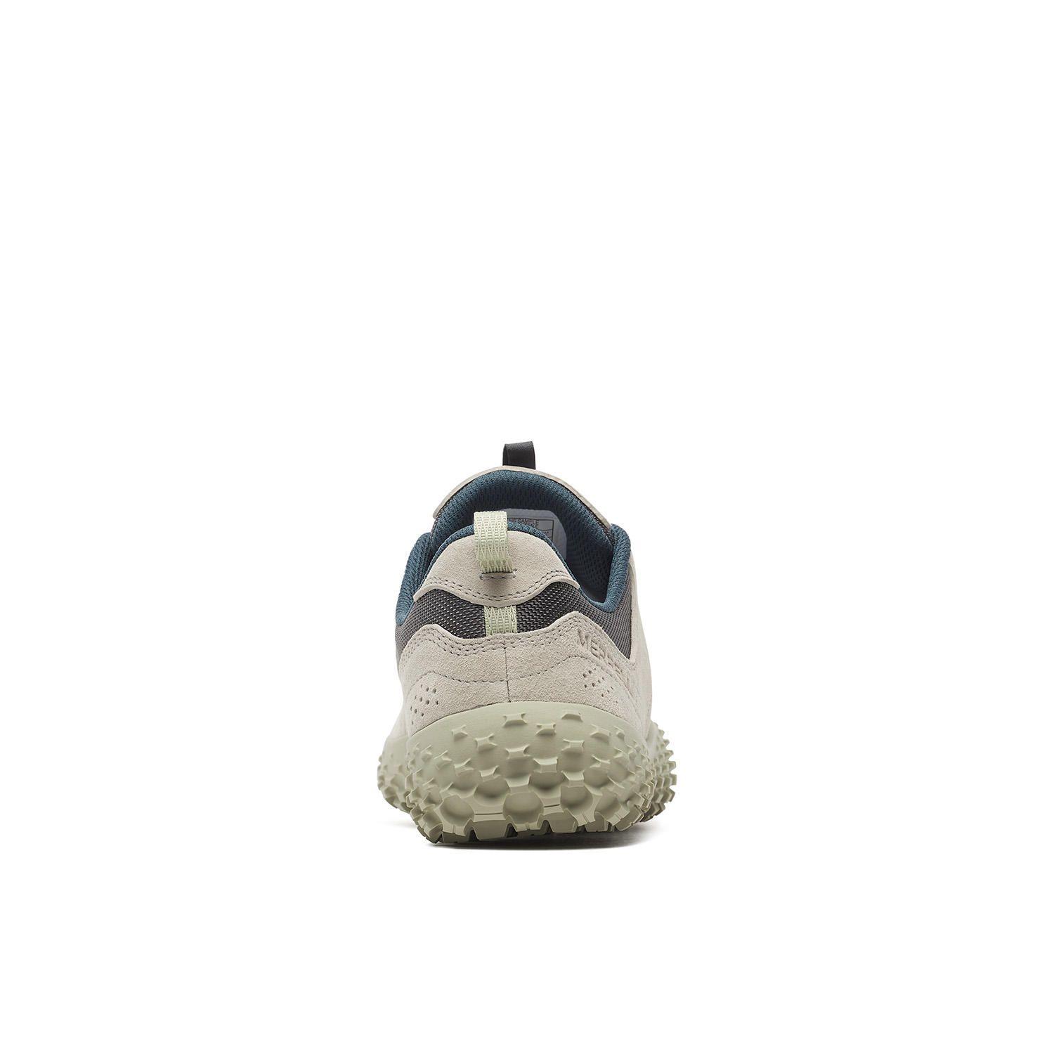 Zapatilla Cuero Hombre Wrapt Crema-5