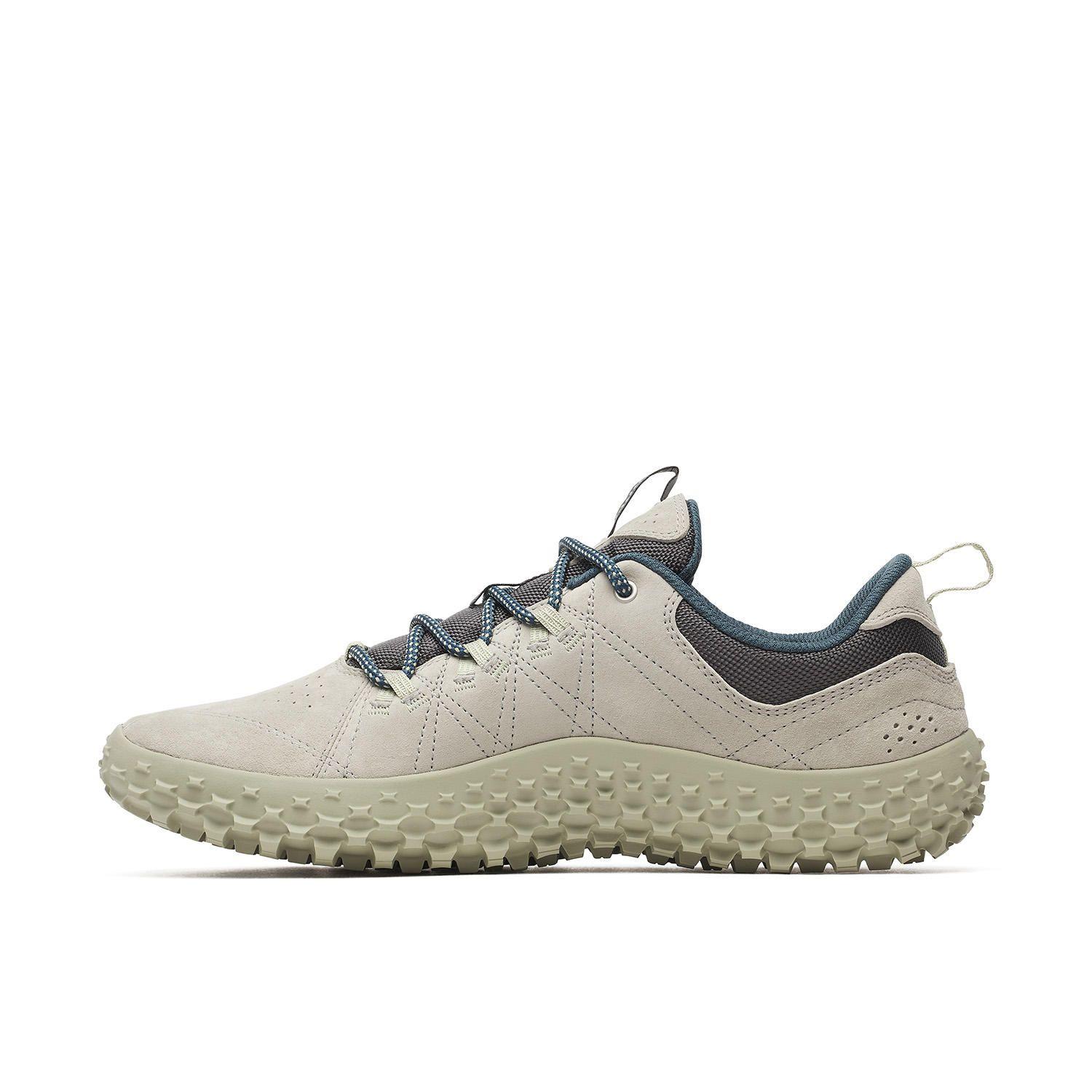 Zapatilla Cuero Hombre Wrapt Crema-1