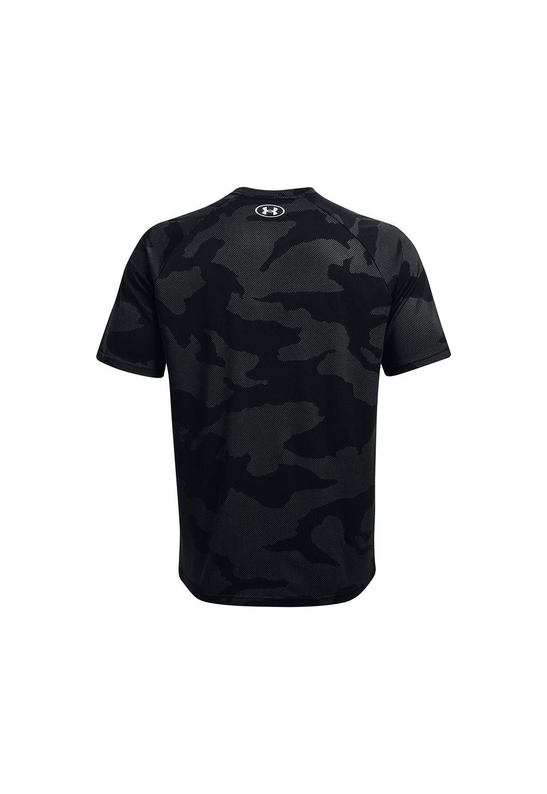 Polera M/C Training Velocity Jacqrd Negro Hombre-1