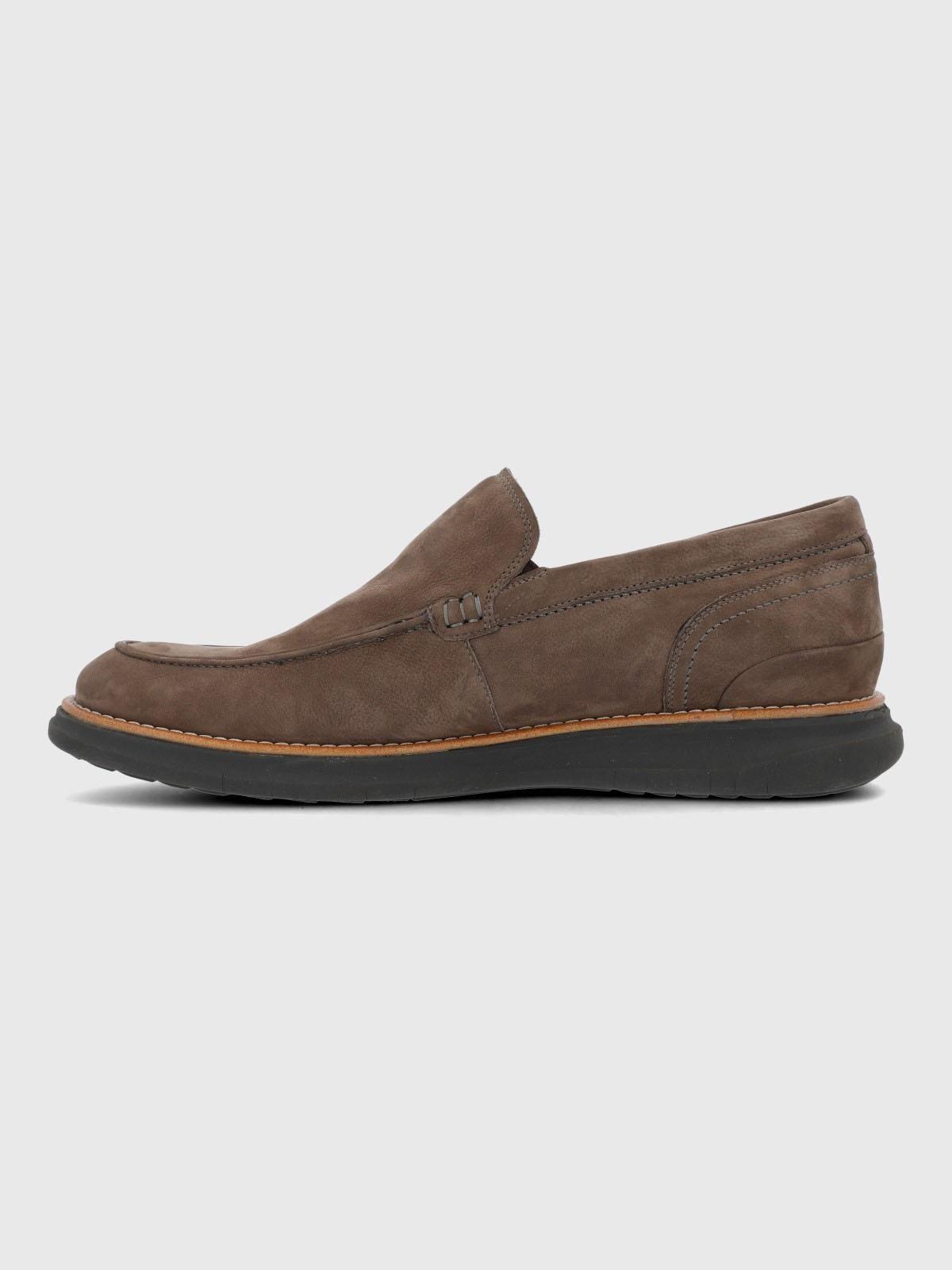 Mocasin Cuero Hombre Samar Café-4