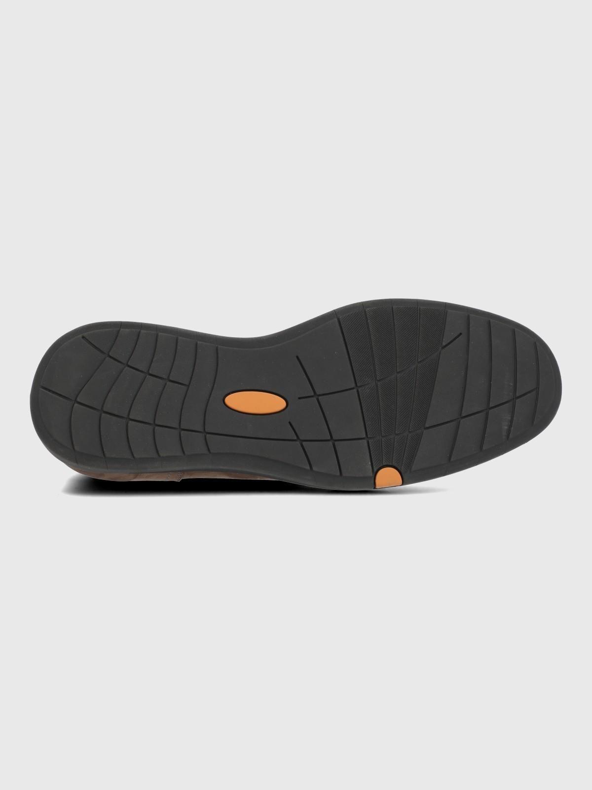 Mocasin Cuero Hombre Samar Café-7
