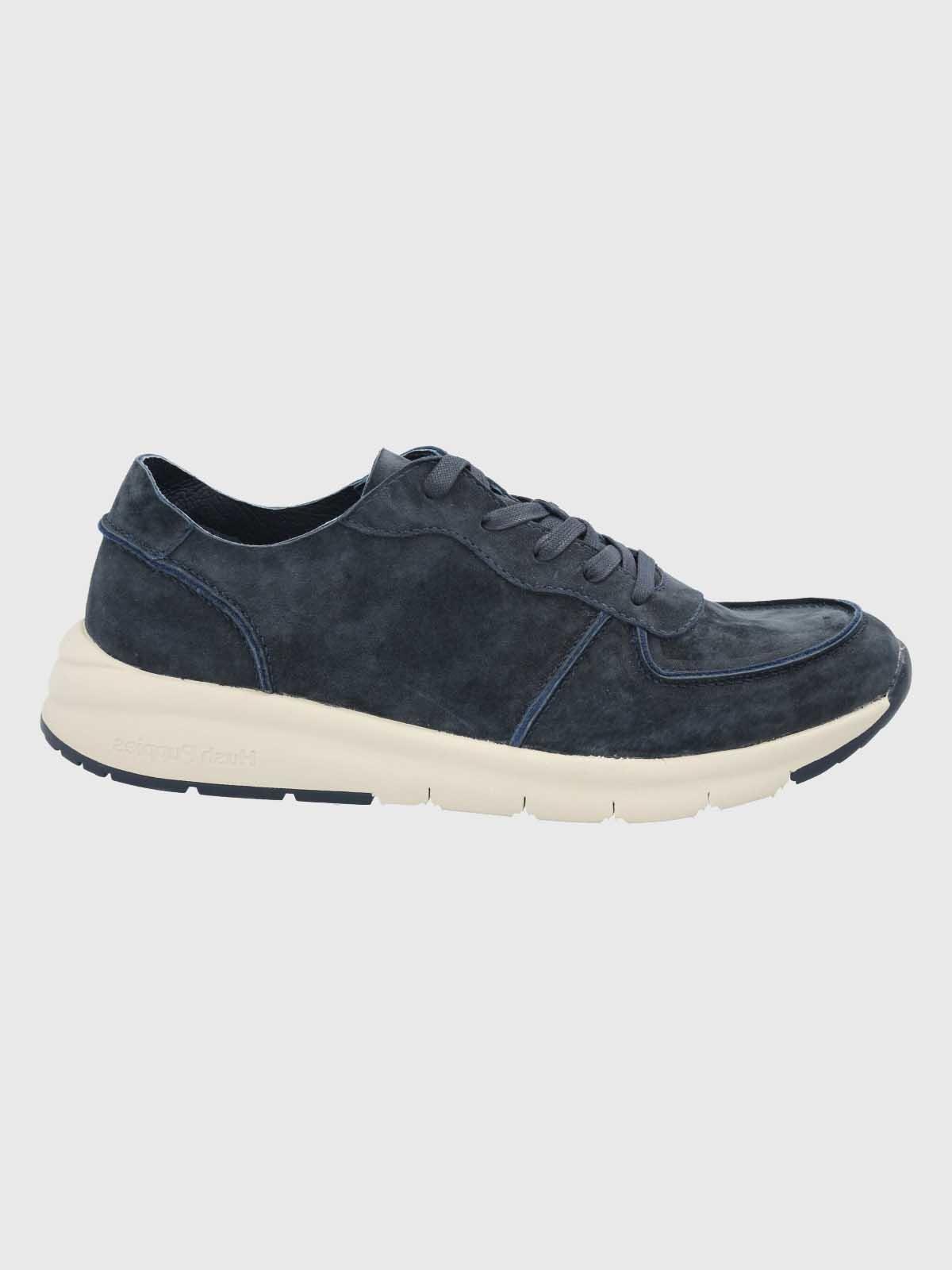 Zapatilla Cuero Hombre Juno Azul-1