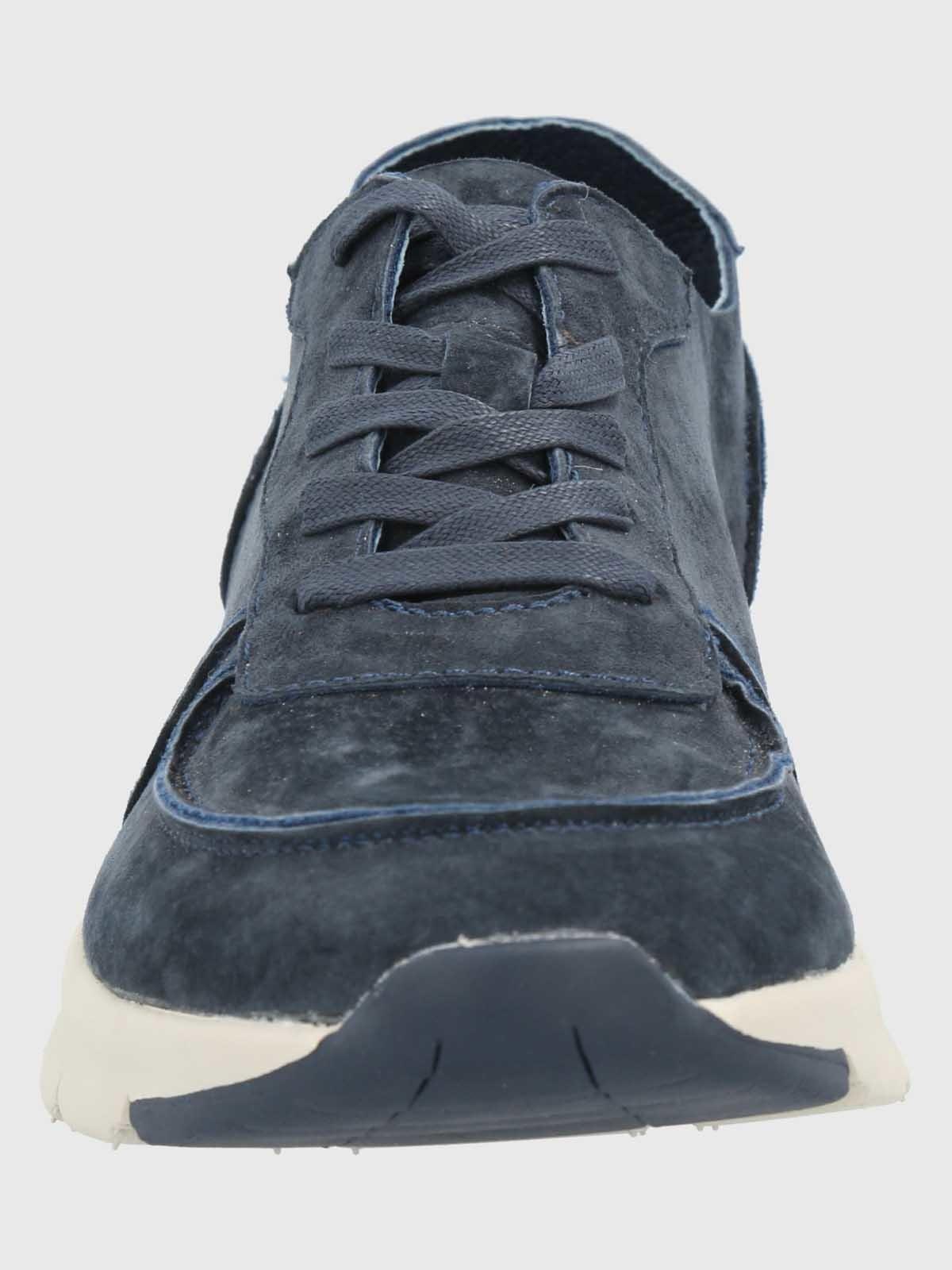 Zapatilla Cuero Hombre Juno Azul-3
