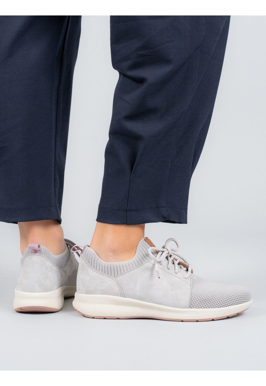 Zapatilla Mujer Spinal Knit Gris-5