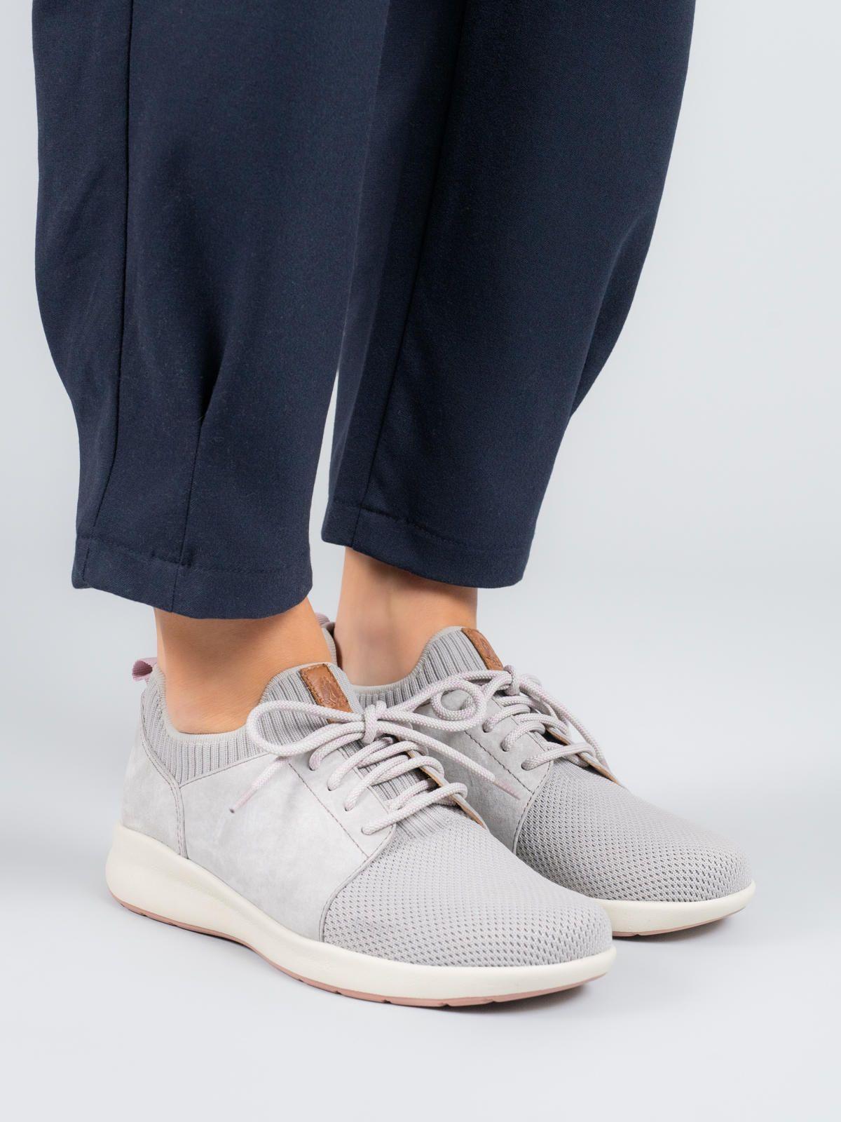 Zapatilla Mujer Spinal Knit Gris-3