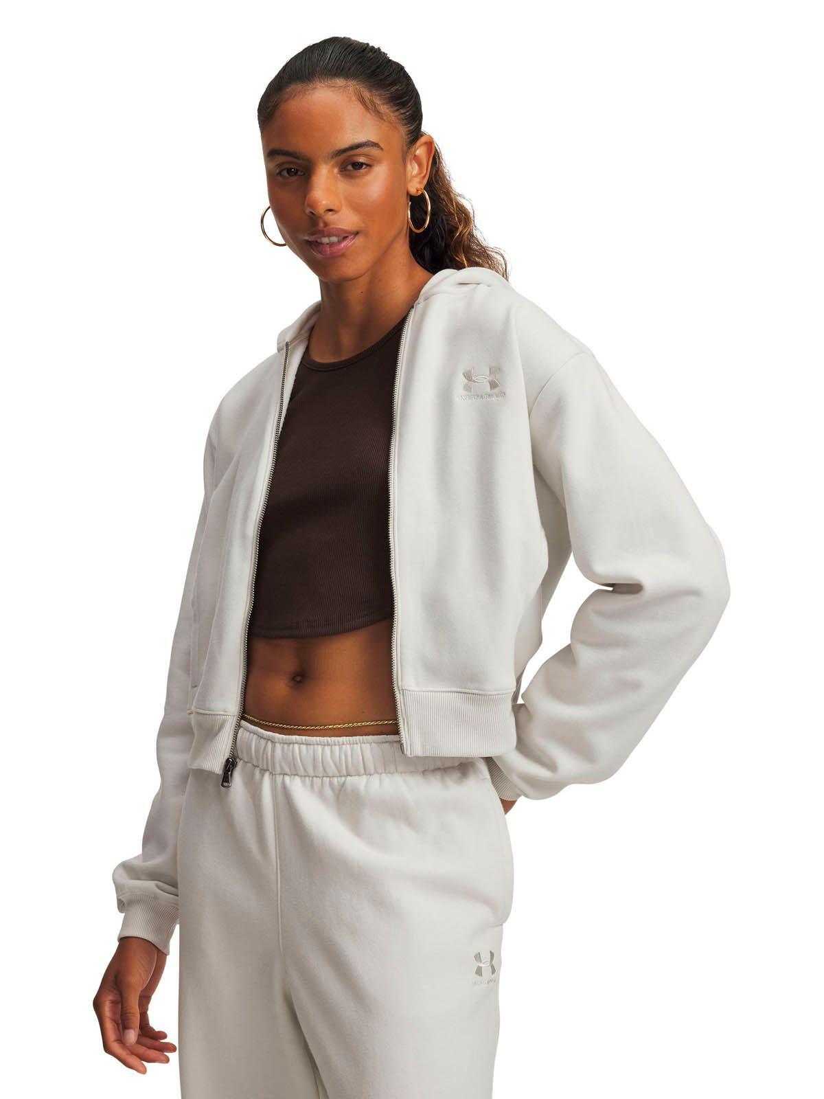 Poleron Lifestyle para mujer Icon Vida Fleece blanco -0