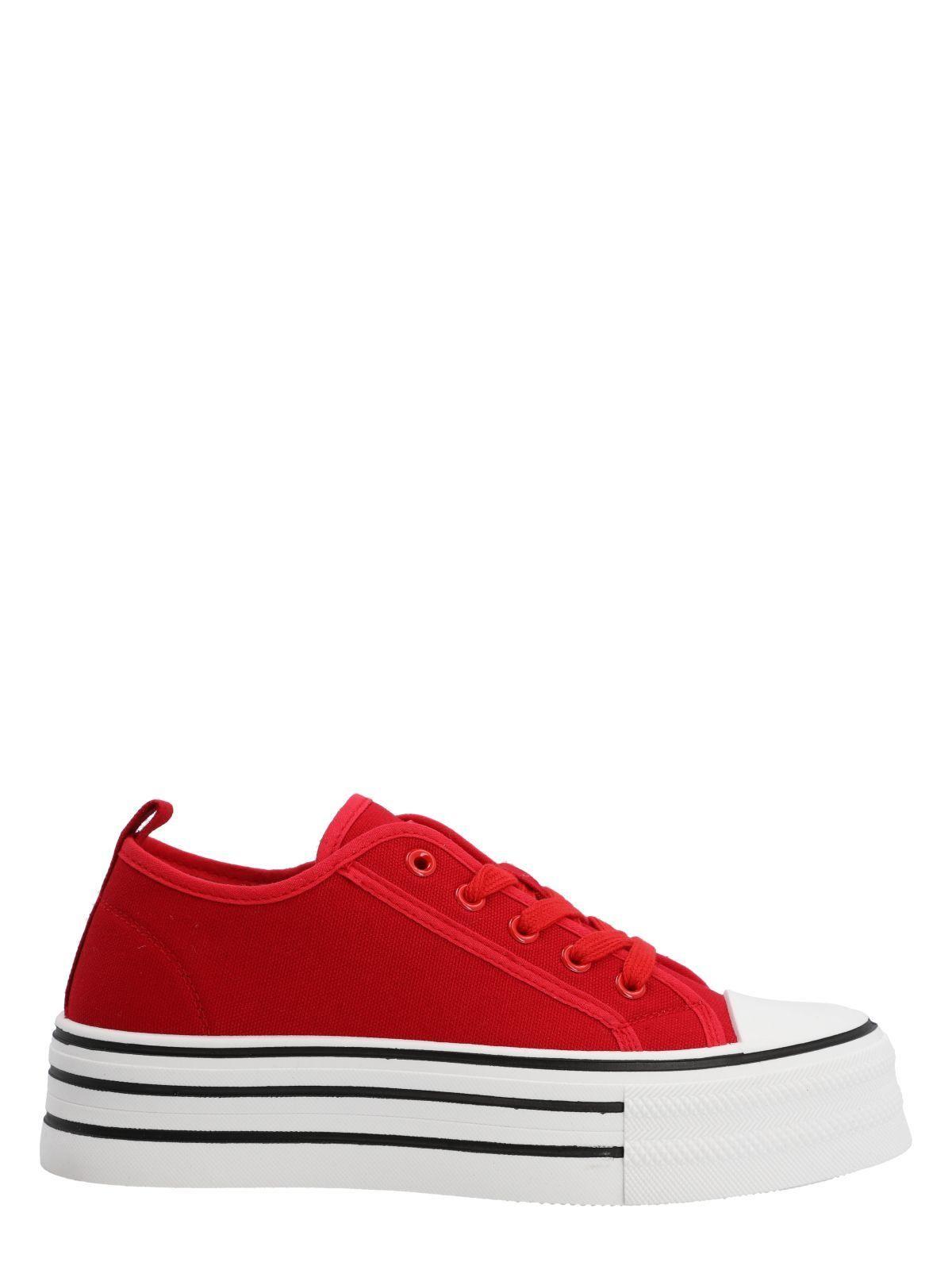 Zapatilla Mujer Tulipan Rojo-1