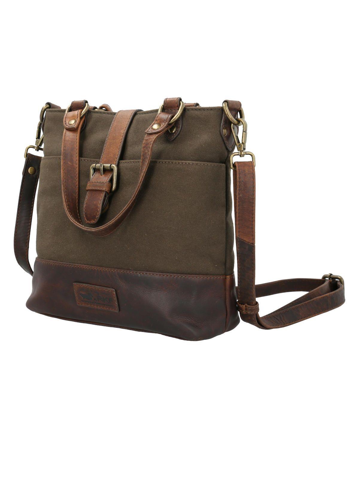 Cartera Cuero Mujer Wx Helen Cross Oliva-1