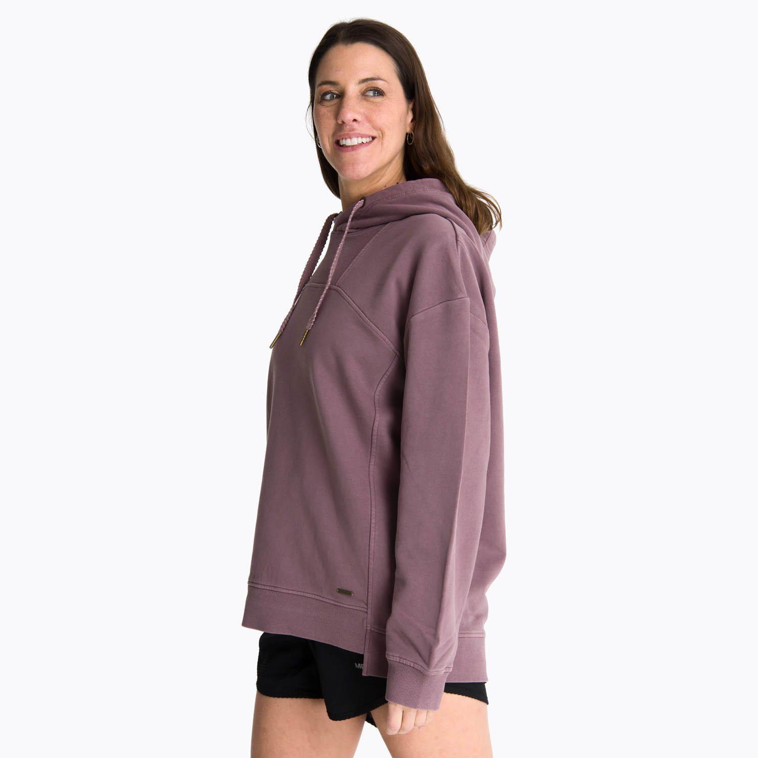 Poleron Mujer Hoodie Arewhana Morado Oscuro -1