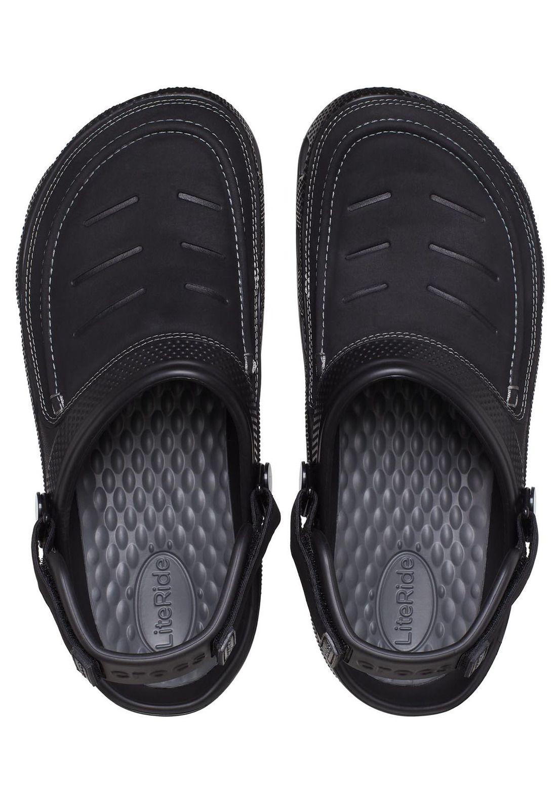 Zueco Crocs Hombre Yukon Vista Ii M Negro-4