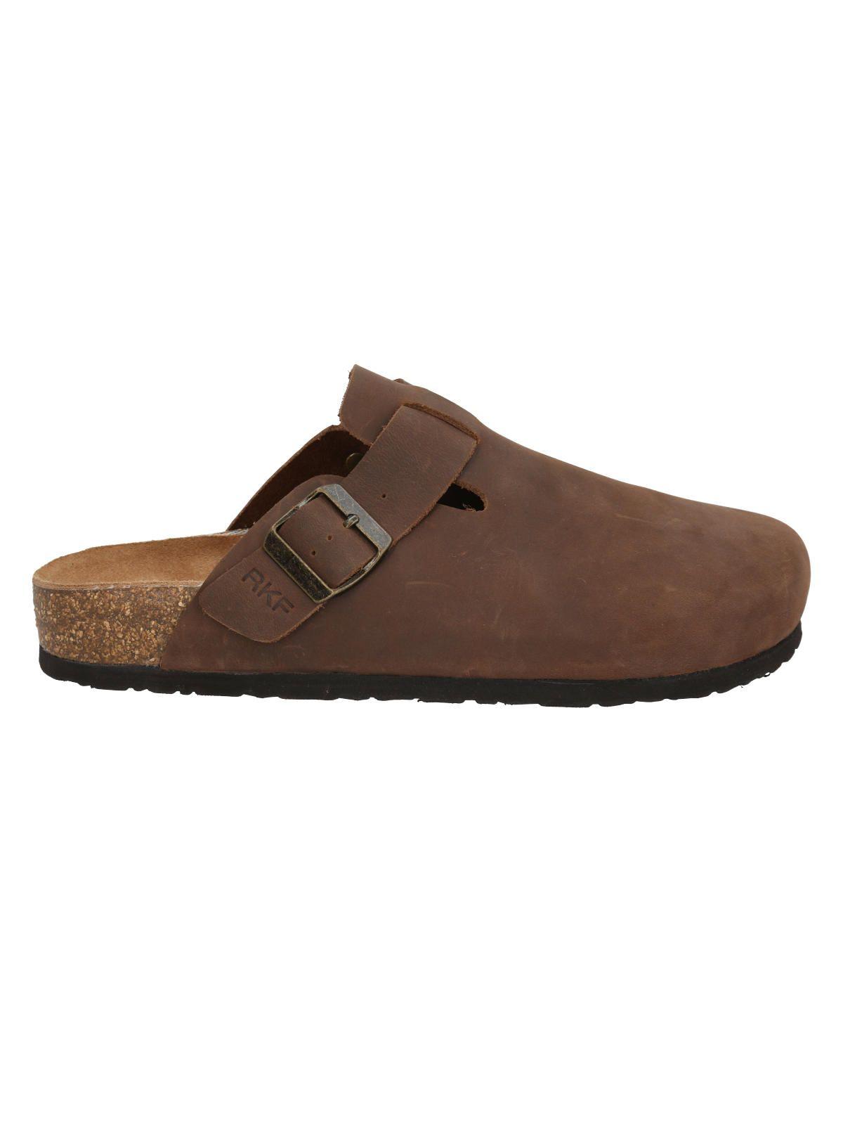 Sueco Cuero Hombre Rowan Café -0