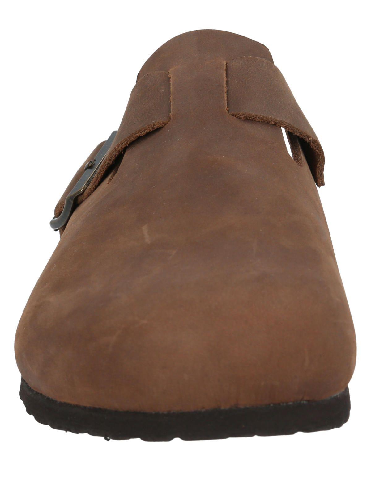 Sueco Cuero Hombre Rowan Café -3
