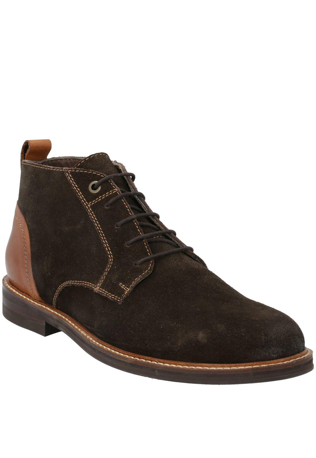 Botin Cuero Trap Café Hombre-1