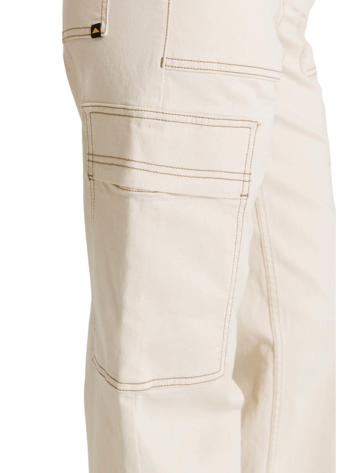Jeans Cargo Mujer Relaxed Beige-5