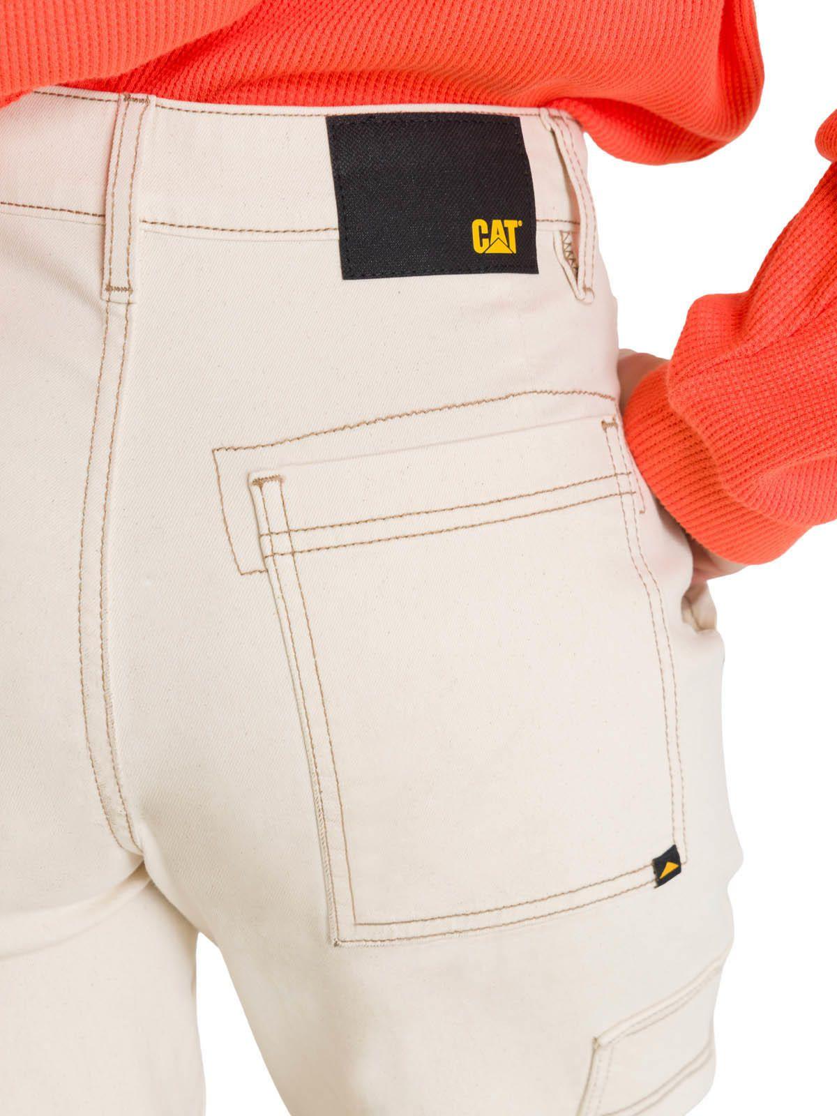 Jeans Cargo Mujer Relaxed Beige-6