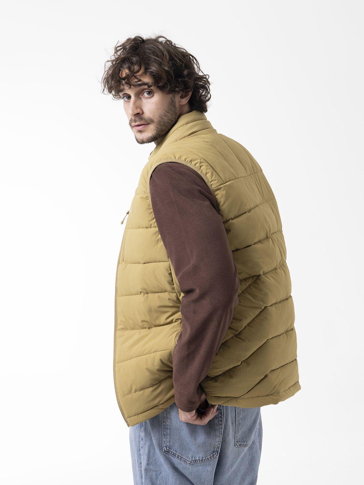 Parka Sin Mangas Hombre Softcore Vest Mostaza-5
