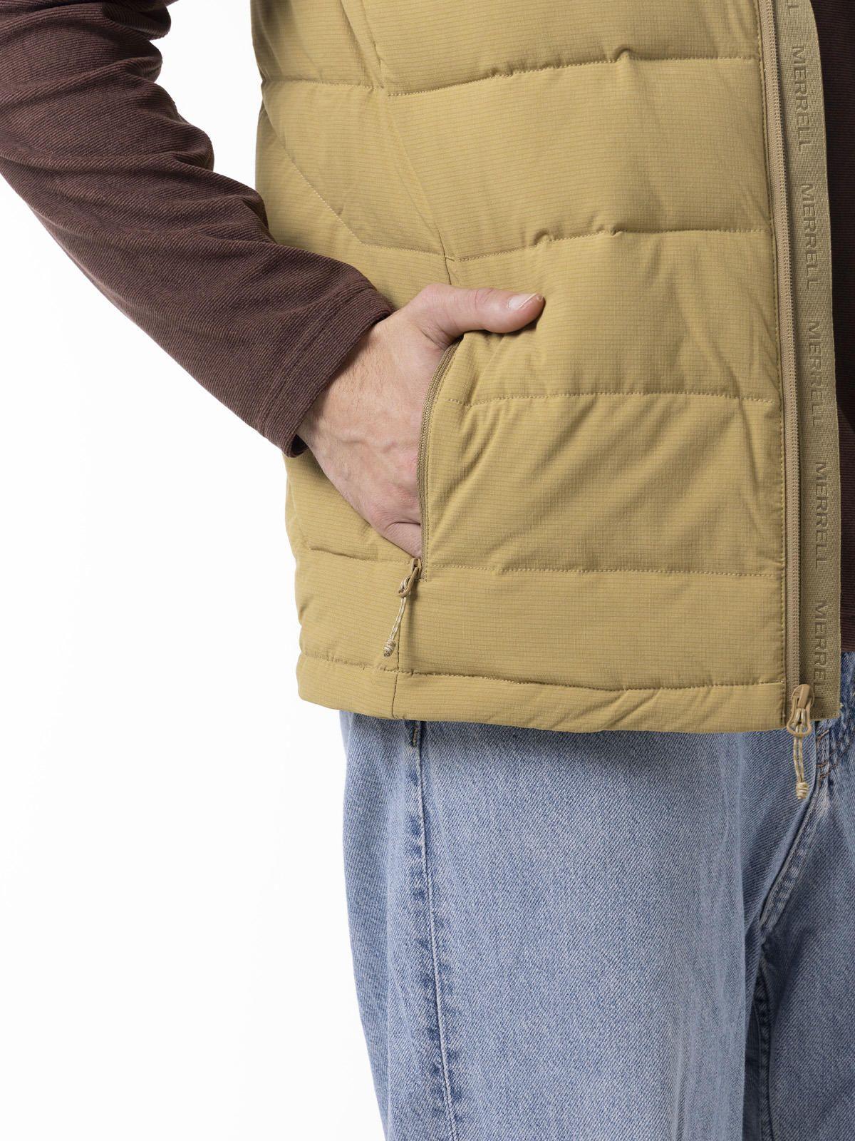 Parka Sin Mangas Hombre Softcore Vest Mostaza-6