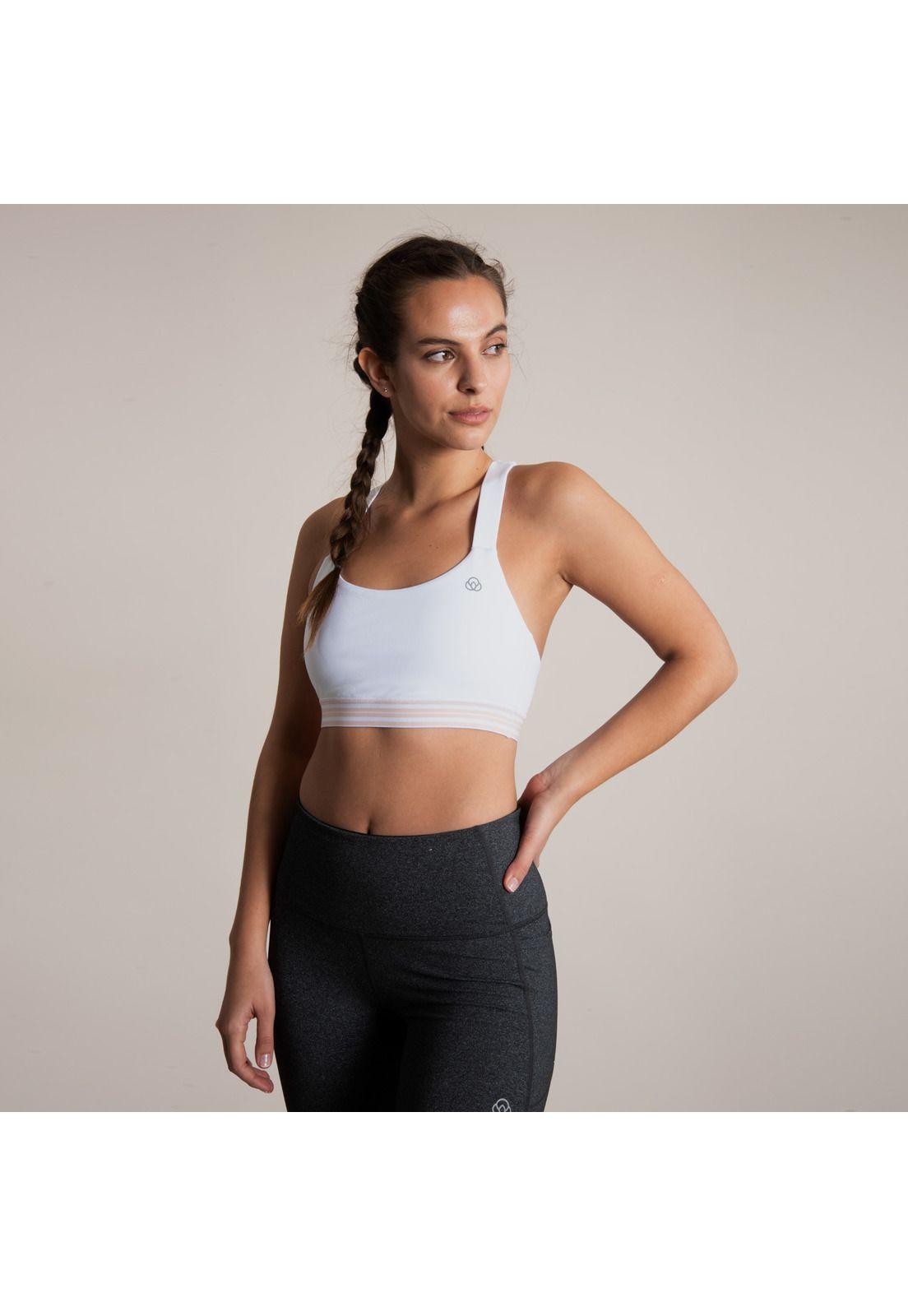 Peto 3Stripes Bra  Blanco-1