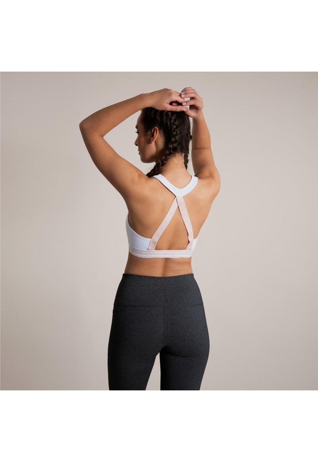 Peto 3Stripes Bra  Blanco-3