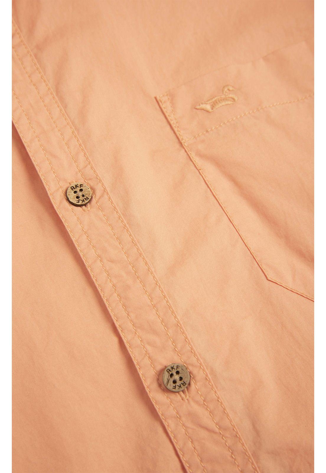 Camisa Algodón Orgánico Hombre Galiton Naranja-1