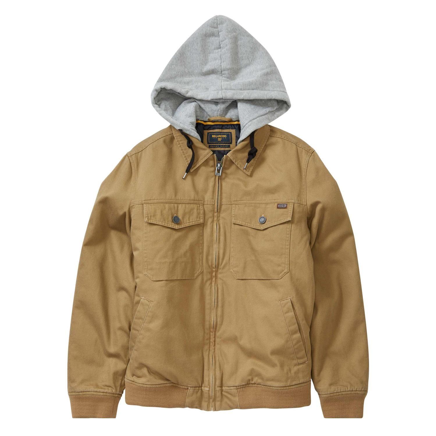 Chaqueta Barlow Twill Café Hombre Billabong-0