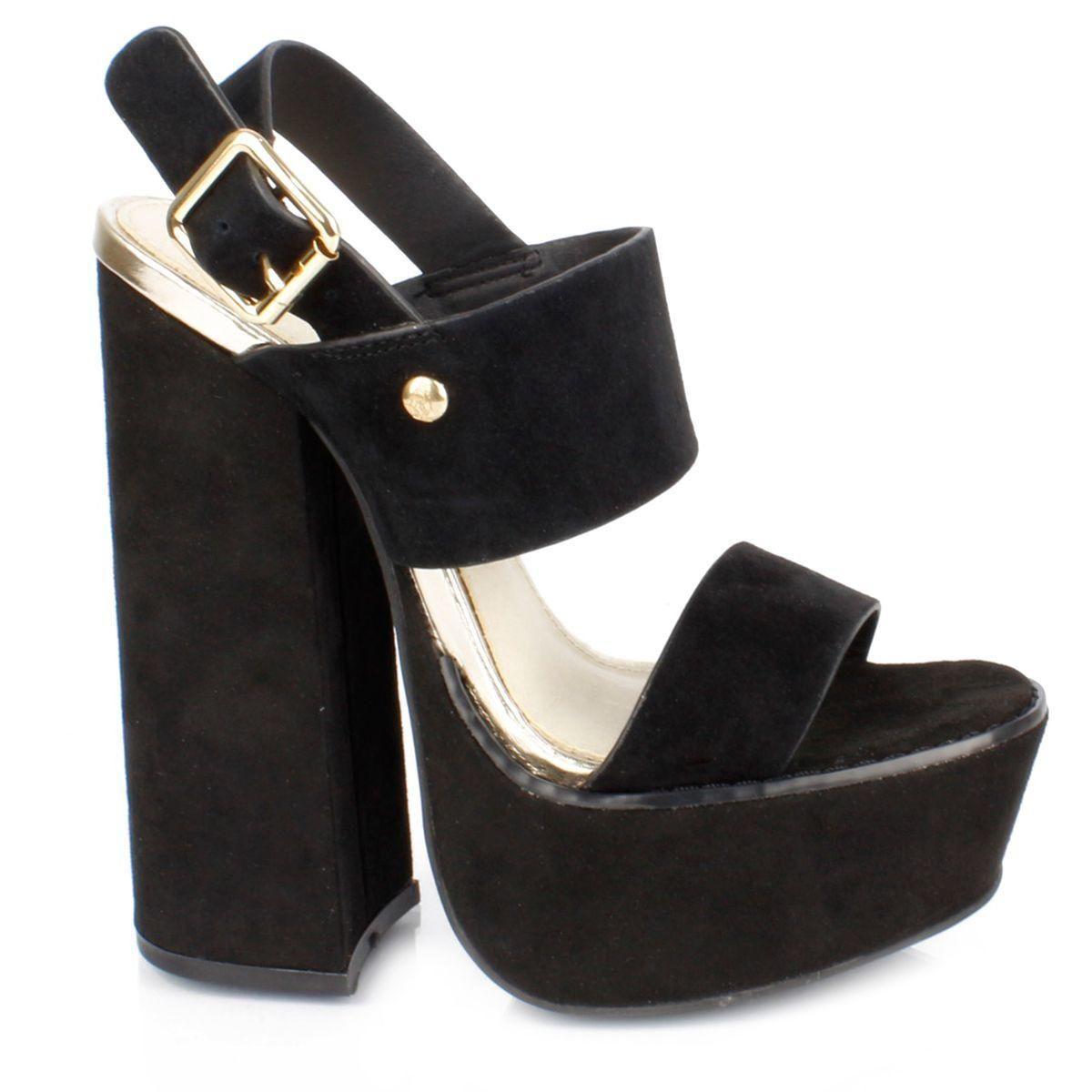 Sandalia Mujer Hattie Negro-1