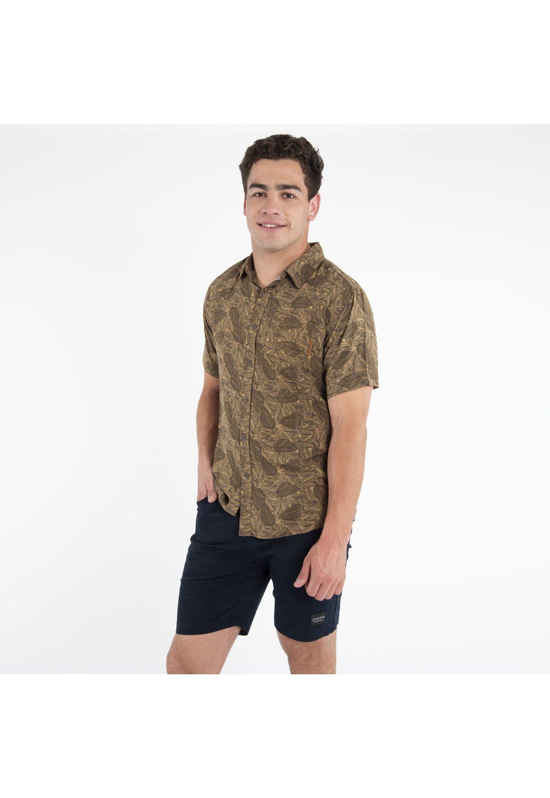 Camisa Hombre Laos Shirt Azul-1