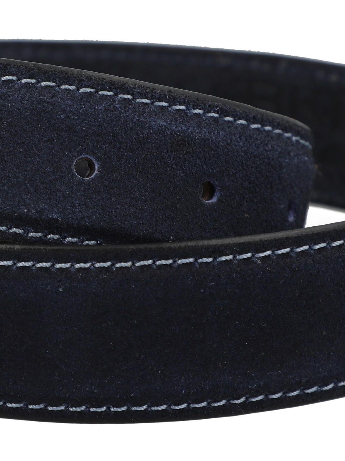 Cinturón Cuero Hombre Rf Filippi Azul-2