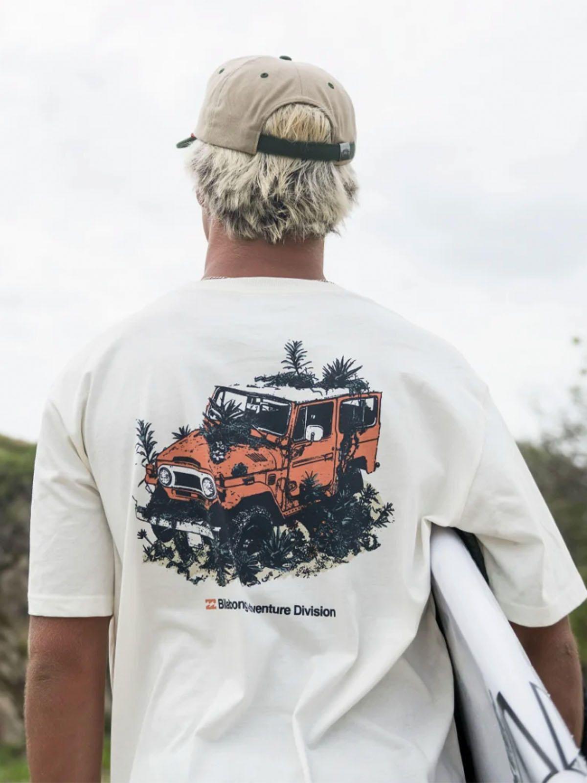 Polera M/C Hombre Abandon Adiv SS Blanco-5