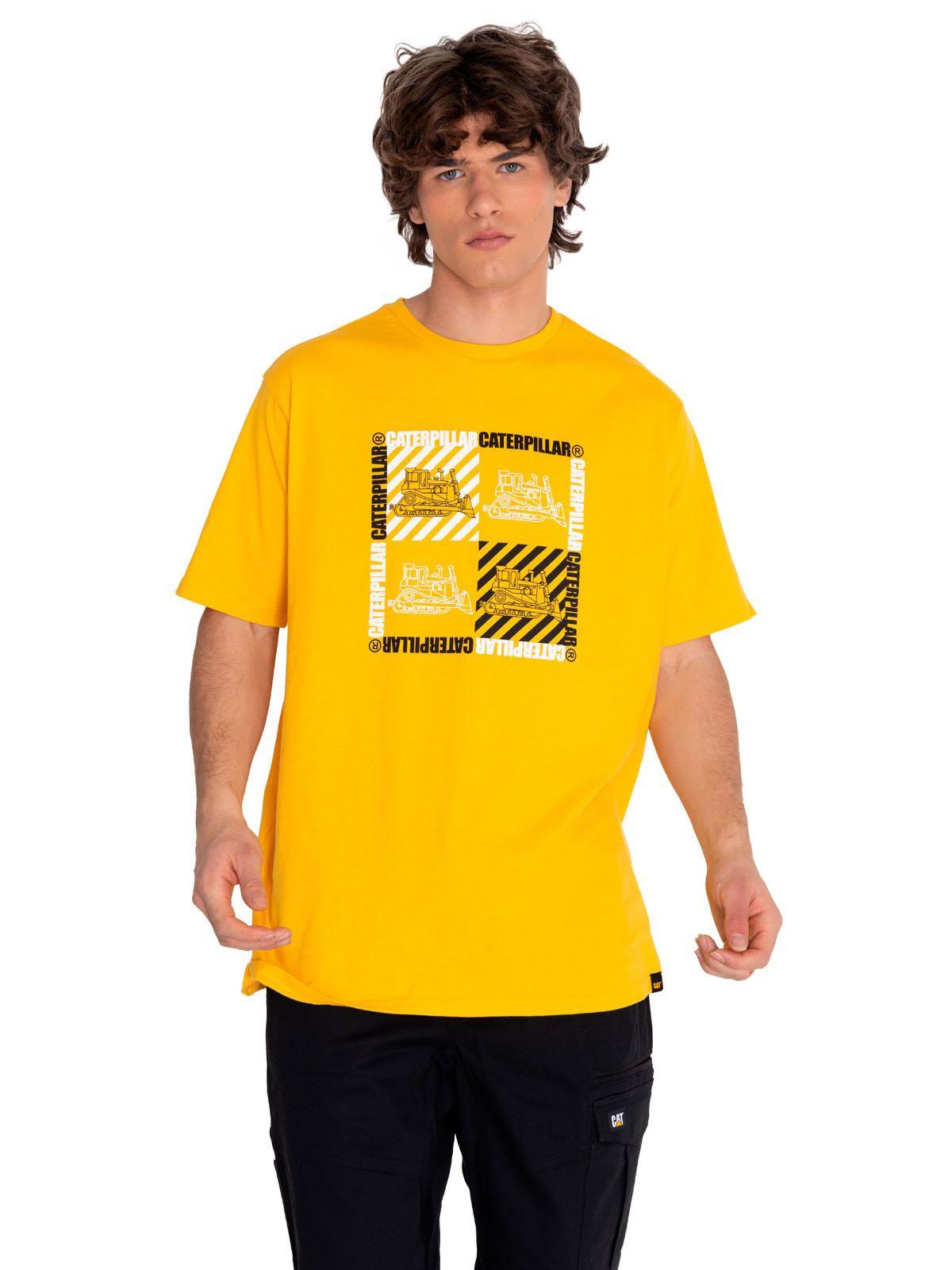 Polera Manga Corta Hombre Workwear Graph6 Amarillo-0