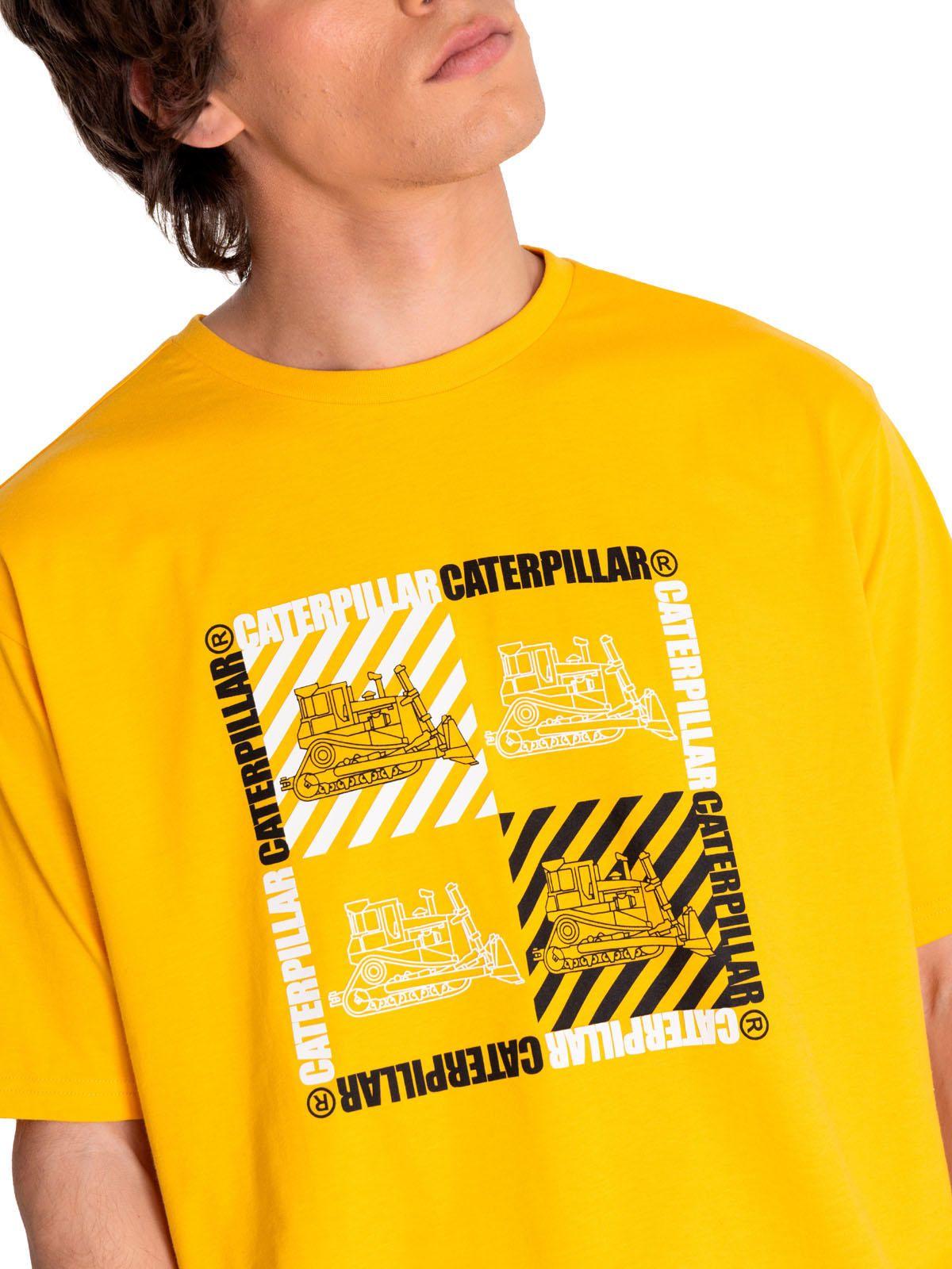 Polera Manga Corta Hombre Workwear Graph6 Amarillo-4