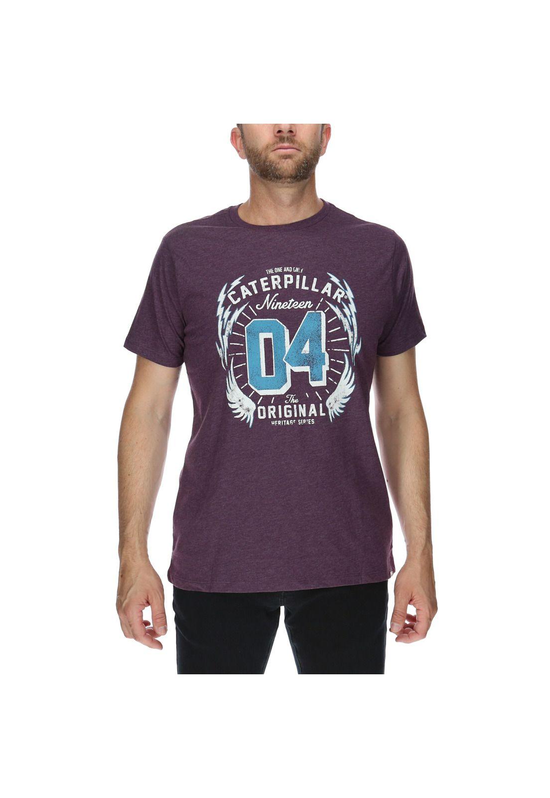 Polera Mc Hombre Heritage 04 Tee Algodón Uva-0