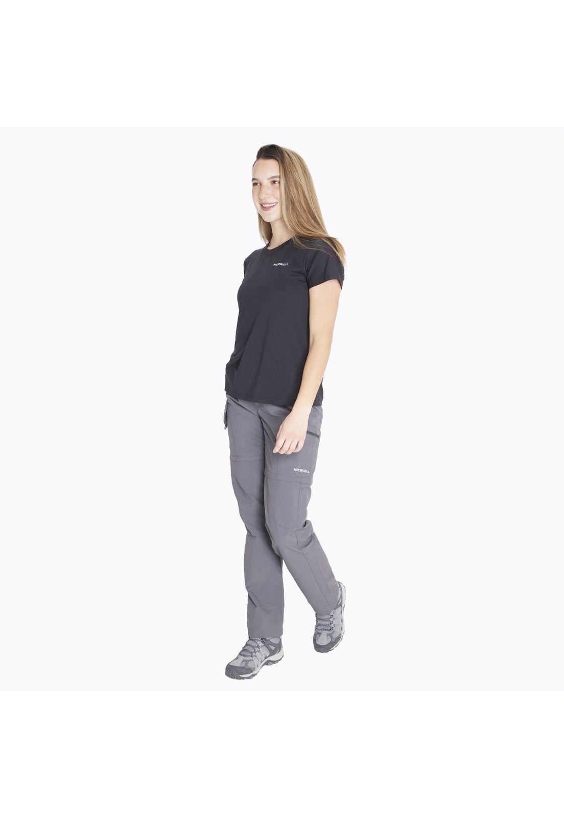 Polera M/C Sport Tee Negro Mujer-7